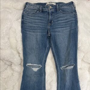 Hollister Low Rise Boot Jeans - Distressed